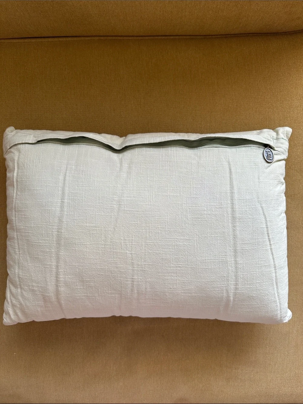 Pier 1 Decorative Pillow with Embroidered Blue-Green Birds